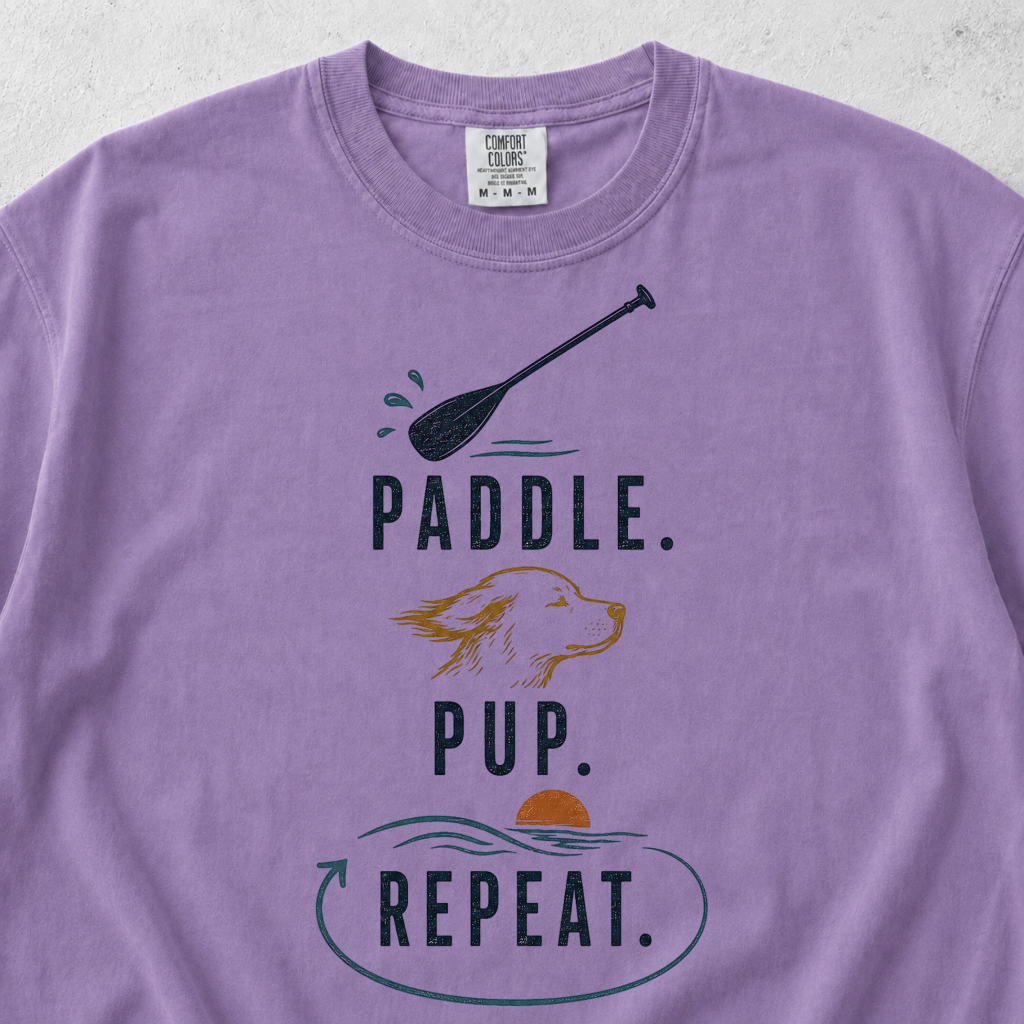 Paddle Pup Repeat T-shirt