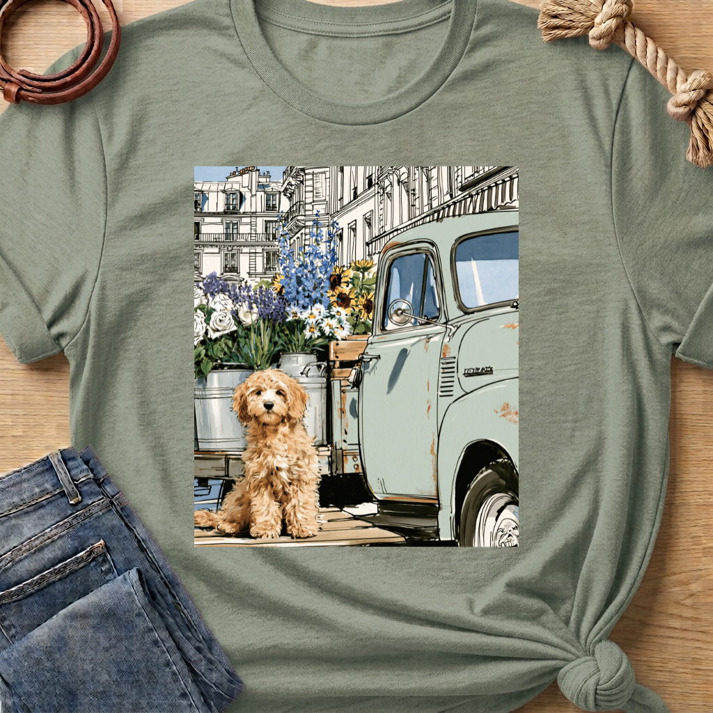 Flower Dog T-shirt