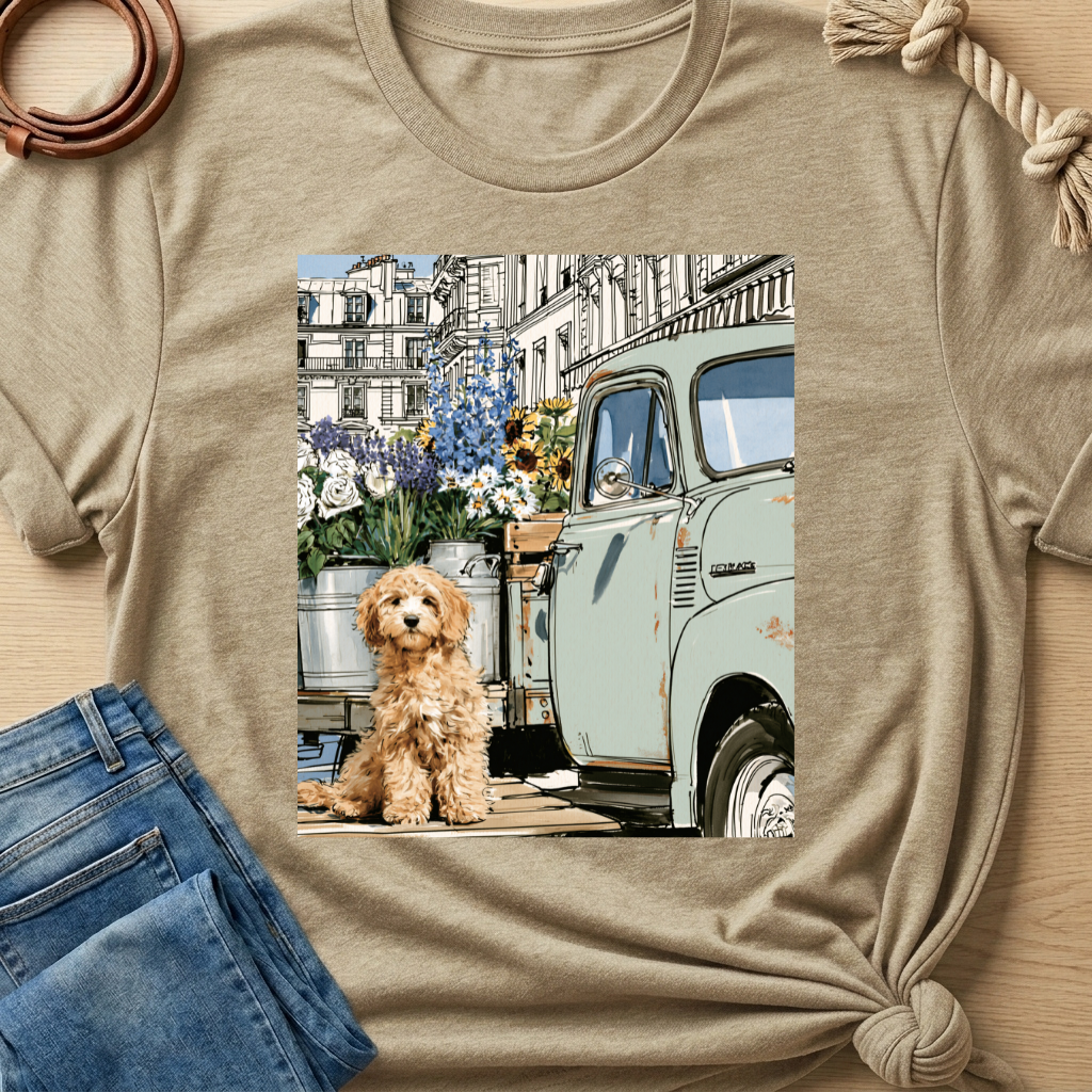 Flower Dog T-shirt