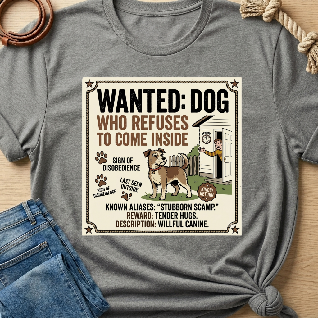 Wanted Dog T-shirt