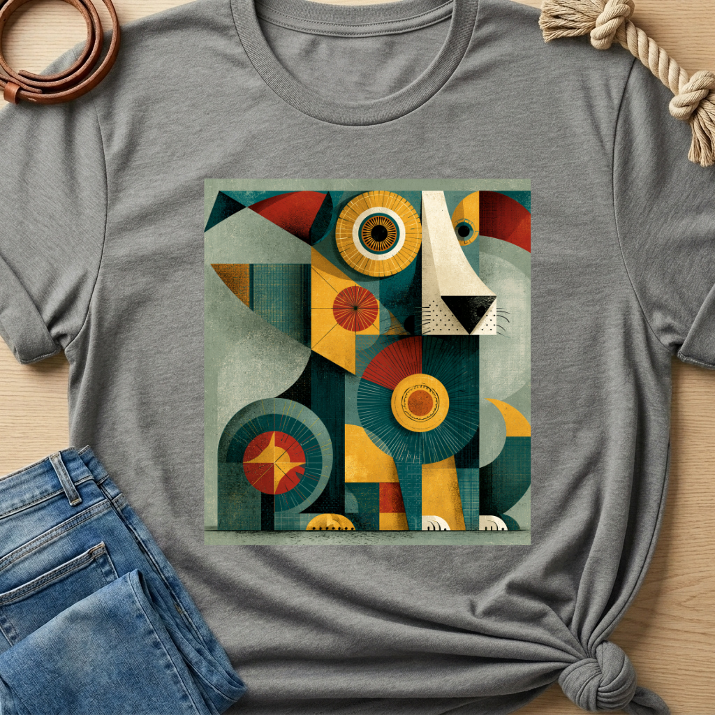 Abstract Dog T-shirt