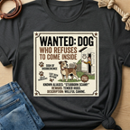 Wanted Dog T-shirt