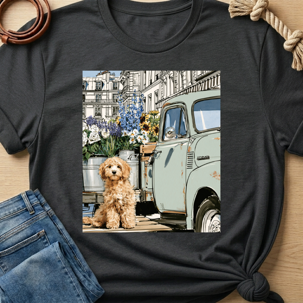 Flower Dog T-shirt