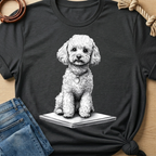 Poodle Pencil Sketch T-shirt