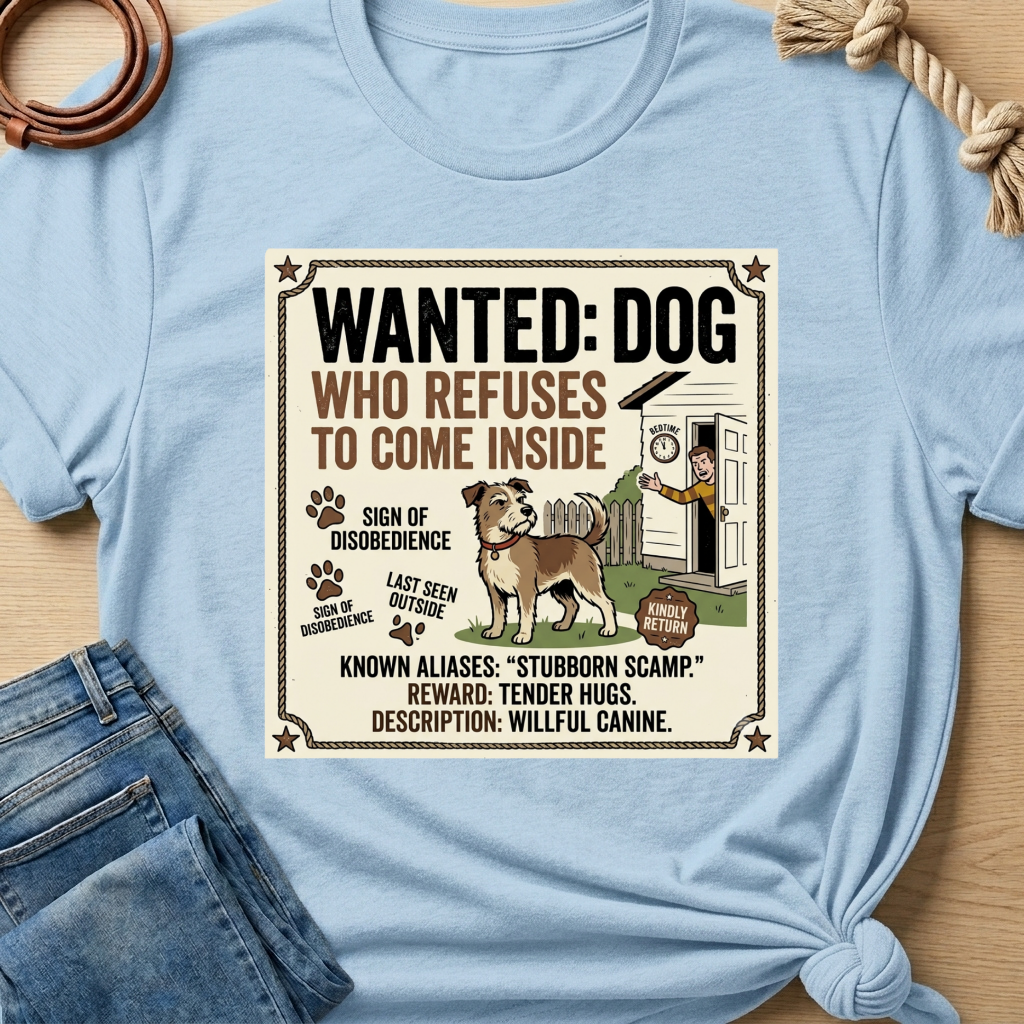 Wanted Dog T-shirt
