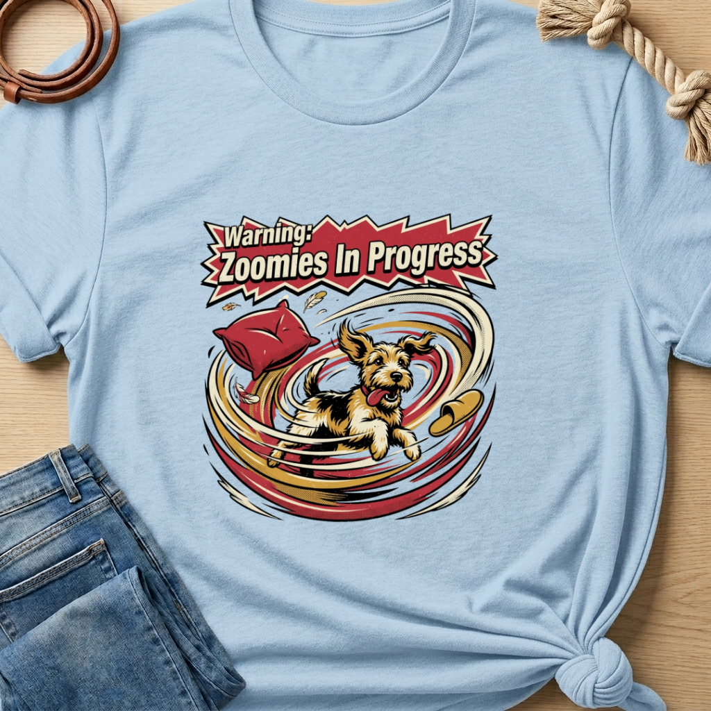 Warning Zoomies T-shirt