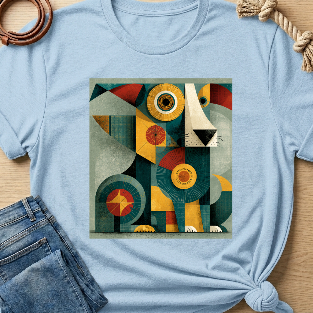 Abstract Dog T-shirt