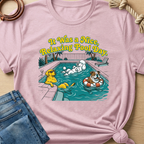 Relaxing pool day T-shirt