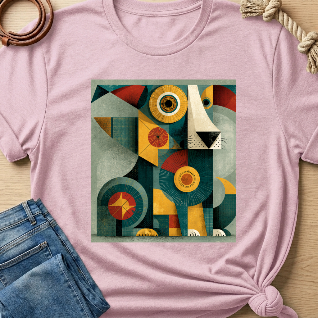 Abstract Dog T-shirt