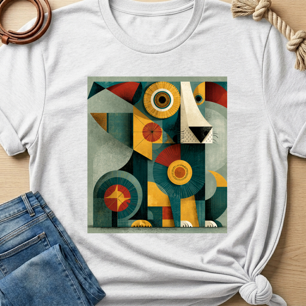 Abstract Dog T-shirt