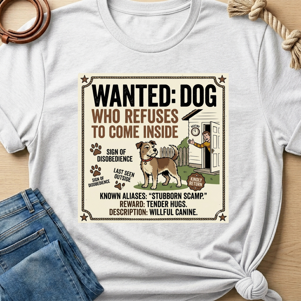 Wanted Dog T-shirt