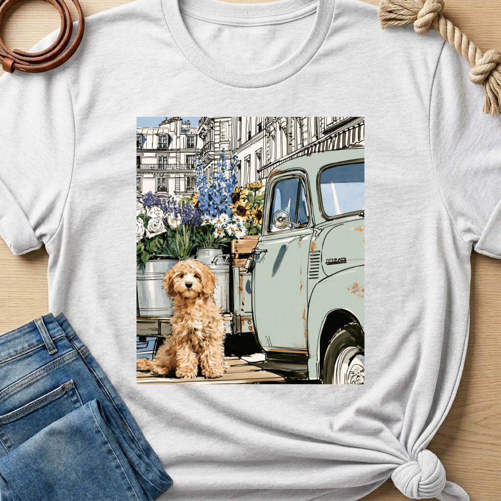 Flower Dog T-shirt
