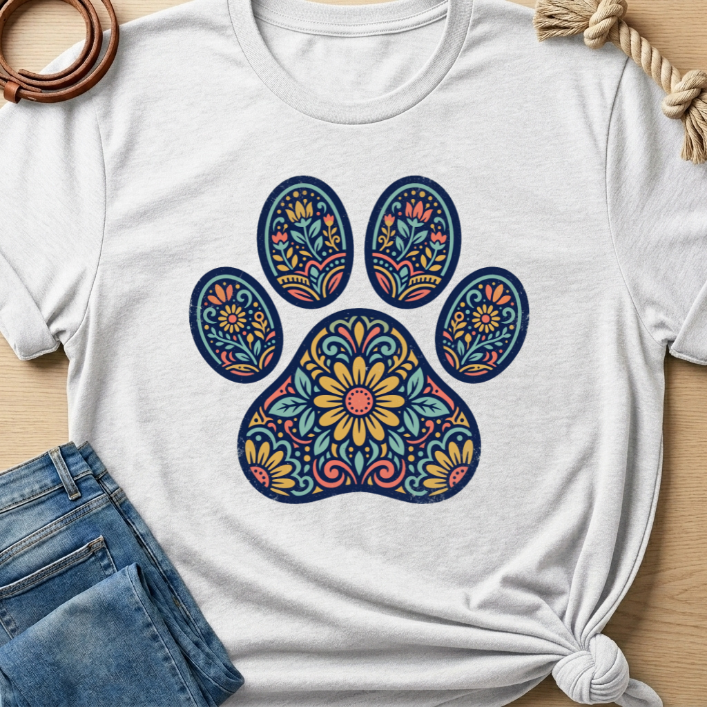 Floral Paw T-shirt