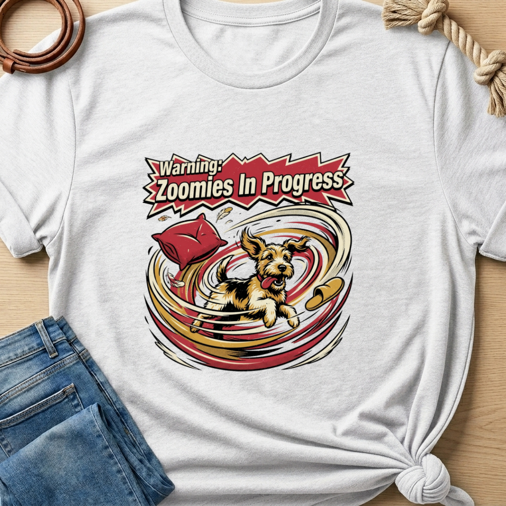 Warning Zoomies T-shirt